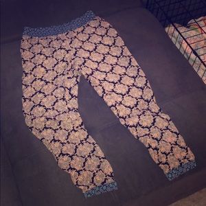 Printed pants. Can be dressed up or down